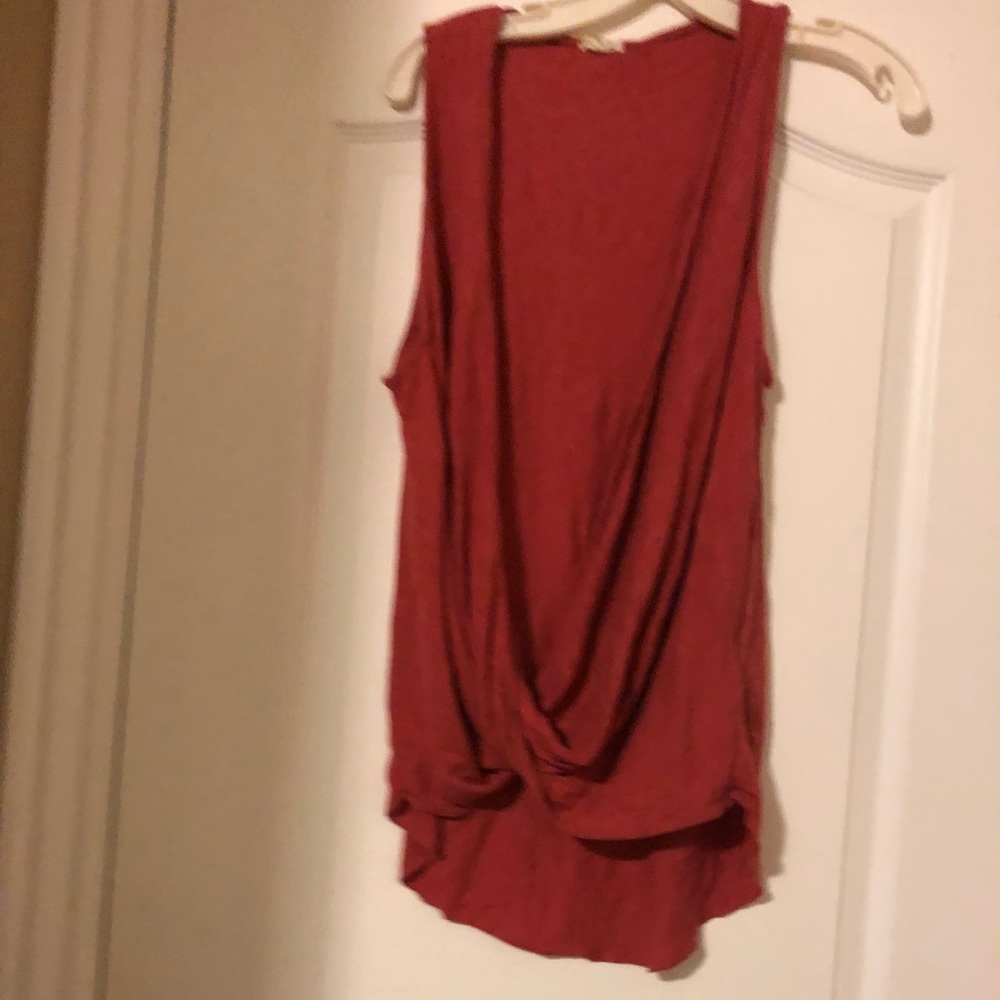 Rusty orange blouse